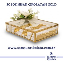 Samsun Çikolata Sc Söz Nişan Çikolatası Gold