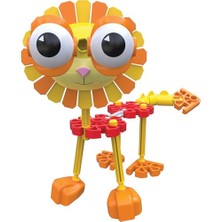 Basic Fun Kid K'nex 85613 Bina Seti-21 Parça Yaş 3+ Okul Öncesi Eğitici Oyuncak K'nex Safari Mates Inşaat Seti