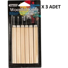 Bigpoint Ahşap Oyma 6'lı Set (Woodful/graver Knife) x 3 Adet