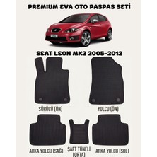 Feyza Oto Seat Leon Mk2 Serisi 2005 - 2012 Arası Araca Özel Premium Eva Paspas Takımı 2 Yıl Garantili Araca Birebir Uyumlu Kalıplar