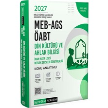 Pegem Akademi Yayıncılık 2027 MEB-AGS ÖABT Din Kültürü ve Ahlak Bilgisi Öğretmenliği Konu