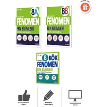Bi Bigelio Fenomen 2027 8. Sınıf  Fen Bilimleri Soru Bankası 3'lü Set Fenome