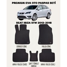 Feyza Oto Seat Ibiza Stw Serisi 2013 - 2018 Arası Araca Özel Premium Eva Paspas Takımı 2 Yıl Garantili Araca Birebir Uyumlu Kalıplar
