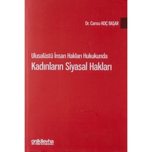 On İki Levha Yayınları Ulusalüstü Insan Hakları Hukukunda Kadınların Siyasal Hakları