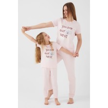Rolypoly Best Giftaçık Turuncu Kız Çocuk Kısa Kol Pijama Takım