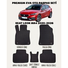 Feyza Oto Seat Leon Mk4 Serisi 2020 - 2026 Arası Araca Özel Premium Eva Paspas Takımı 2 Yıl Garantili Araca Birebir Uyumlu Kalıplar