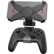 Homeriy 360 Derece Dönen Gamepad Kelepçe Kontrolörü Telefon Klipsi Cep Telefonu Braketi Telefon Tutu