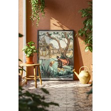 Lia Gallery Çizmeli Kedi Çerçeveli Poster
