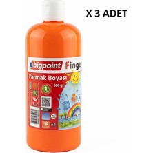 Bigpoint Parmak Boyası 500 Gram Turuncu x 3 Adet