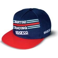 Sparco Martini Racing Lacivert Kırmızı Şapka