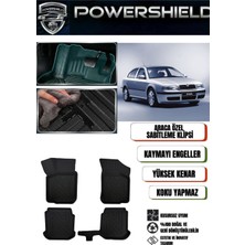 POWERSHIELD  Skoda Octavia 1996-2003 Araca Özel Premium 5d Havuzlu Oto Paspas Takımı