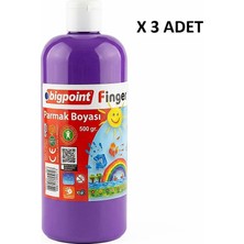 Bigpoint Parmak Boyası 500 Gram Mor x 3 Adet