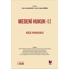 Adalet Yayınevi Medeni Hukuk Iı - Aile Hukuku (Ciltli)