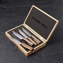Schmidt Brothers Farmhouse Blend Jumbo Biftek Bıçakları, 4'lü Set
