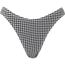 Good American Gingham Desenli Bikini Altı
