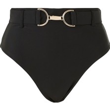 Lula Ru Yüksek Bel Bikini Altı - Siyah