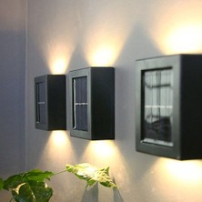 Toptan Bulurum Solar Güneş Enerjili Çift Taraflı Aplik S32