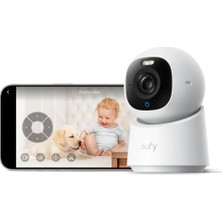 Eufy E30 4K Iç Kamera, 360° Döner, Renkli Gece Görüşü, Aı Takip, Wi-Fi, Uygulamalı