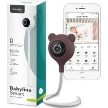 Lionelo Babyline Smart Wi-Fi Bebek Kamerası, Gece Görüşlü, Hareket ve Ses Algılamalı