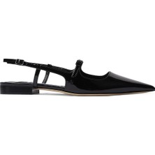 Jimmy Choo Didi Patente Deri Balerin Ayakkabılar