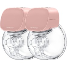 Momcozy Giyilebilir Göğüs Pompası, Çiftli Göğüs Pompaları, Taşınabilir 2 Adet 2 Modlu ve 5 Seviyeli Elektrikli Göğüs Pompaları - 24MM