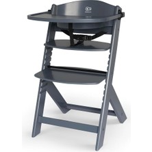 Kinderkraft Mama Sandalyesi, Ahşap, Çıkarılabilir Koruyucu Çubuk ve Kayış, Sırtlık Ayarı