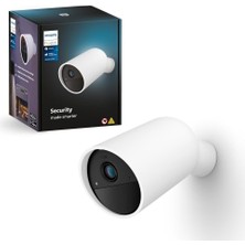 Philips Hue Secure Kablosuz Akıllı Ev Güvenlik Kamerası ,beyaz, Yüksek Çözünürlüklü Görüntü