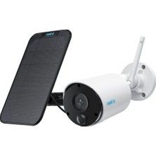 Reolink 2k Kablosuz Güvenlik Kamerası, Güneş Enerjili, 3mp Gece Görüşü, 2 Yönlü Ses