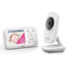 VTech Baby Baby Monitor VM3255, Hareketli Kamera, 2.8" LCD Ekran, Dijital Zoom, Gece Görüşü, Iki Yönlü Iletişim