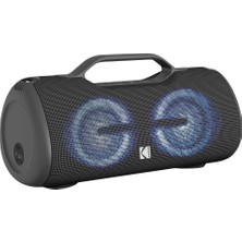 Kodak 60W Bluetooth Hoparlör, Ipx5 Su Geçirmez, Tws, 10 Saat Pil Ömrü, Dsp Siyah