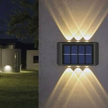 Toptan Bulurum Aplik Güneş Enerjili Solar Bahçe Lambası Çift Yönlü