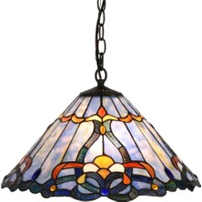 Bieye Barok Vitray Tavan Sarkıt Lambası