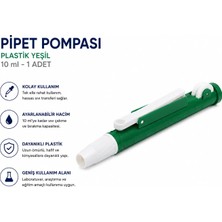 Labolist Pipet Pompası Plastik Yeşil 10 ml - 1 Adet