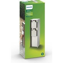 Philips Paslanmaz Çelik Güç Kaynağı, Uyumlu  Hava Koşullarına Dayanıklı Akıllı Priz