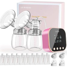 Lulia Store Elektrikli Göğüs Pompası,  Çiftli, 4 Mod, 9 Kademe, Bpa Içermeyen