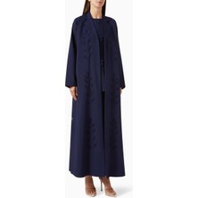 Rauaa Official Şık Fern Işlemeli Abaya Takımı Modern Tesettür Modası Için Ideal Seçim
