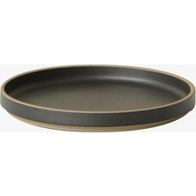 Hasami Porcelain Japon Tasarımı 18,5 cm Siyah Tabak & Kapak  Modüler ve Zarif Porselen