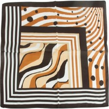 Eco Lounge Benekli Desenli Zr Şifon Fular 50*50 cm