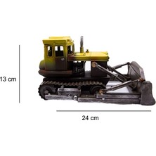 Kaufhier Dekoratif Metal Buldozer Biblo