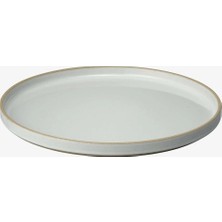 Hasami Porcelain Japon Tasarımı 30 cm Gri Parlak Tabak & Kapak Büyük ve Modüler Şıklık
