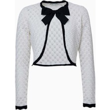 Alice and Olivia Dannie Shrug Bow Hırka
