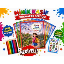 Yurt Kitap Yayın Minik Kaşif Boyama Kitabı 16 Sayfa 10 Kitap