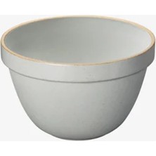 Hasami Porcelain Japon Tasarımı Küçük Gri Parlak Derin Kase Modüler ve Şık Seramik