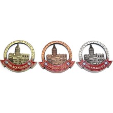 Kaufhier Istanbul Temalı Metal Magnet