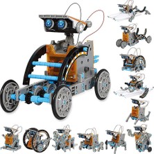 Sillbird Güneş Enerjili Robot Çocuk Oyuncağı 12'si 1 Arada Stem Inşaat Seti, 190 Parça (8 Yaş ve Üzeri)