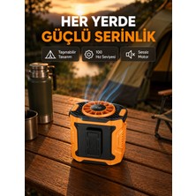 Kaufhier Turbo Mini Taşınabilir Fan – 100 Kademeli Dijital Hız Kontrolü ve Typec Şarj