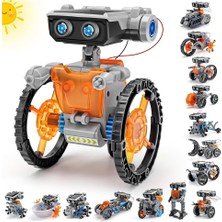 Sillbird 15'i 1 Arada Güneş Enerjili Robot, 8+ Yaş Çocuklar Için Eğitici Stem Oyuncak