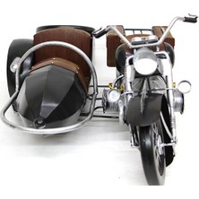Kaufhier Dekoratif Metal Motosik Sepetli