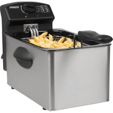 Princess Fritöz, 2000 Watt, 4 Litre Kapasite, 800 G Dolum, Termostat ve Soğuk Bölge