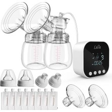 Lulia Store Taşınabilir Çift Elektrikli Süt Pompası – 4 Mod, 9 Kademe, Bpa Içermeyen
